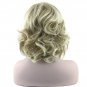 Blonde Wavy Short Wigs Cosplay Wig Synthetic Heat Resistance Hair Ombre Wigs for Women