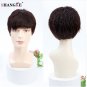 Short Men Wigs For Black Men Natural Black Hair Pieces Straight Men's Wigs