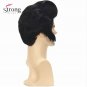 Black Short Cosplay Wig Resistant Synthetic costume Hair Wigs for men
