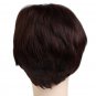 Short Wigs For Black White Men Natural Black Hair Pieces Straight Men's Wigs Hair