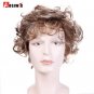 Wig Short Curly Wigs Mixed Brown Hair Synthetic Hair Costume Party Heat Resistant Cosplay Wig
