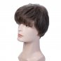 Straight Wigs Black Brown 4 Colors Men Wigs Heat Resistant Synthetic Hair Cosplay Wigs
