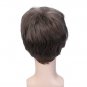 Straight Wigs Black Brown 4 Colors Men Wigs Heat Resistant Synthetic Hair Cosplay Wigs