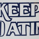 Keep Hatin' (Honda) vinyl decal available in all colors/sizes!