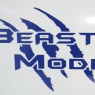 Beast Mode vinyl decal - Available in all sizes and colors!