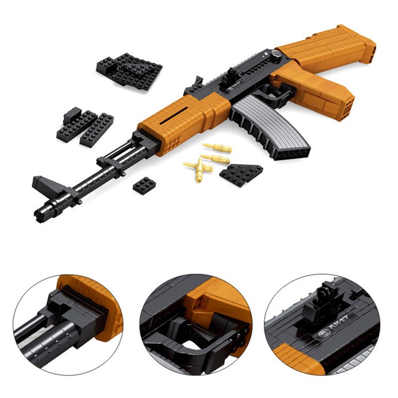ak47 heavy submachine rifle swat gun lego rifle ak47 heavy submachine rifle swat gun lego rifle