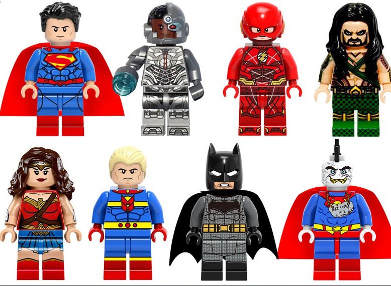 Batman Superman Minifigures Lego Flying Fox: Batmobile Airlift Attack Compatible Toys