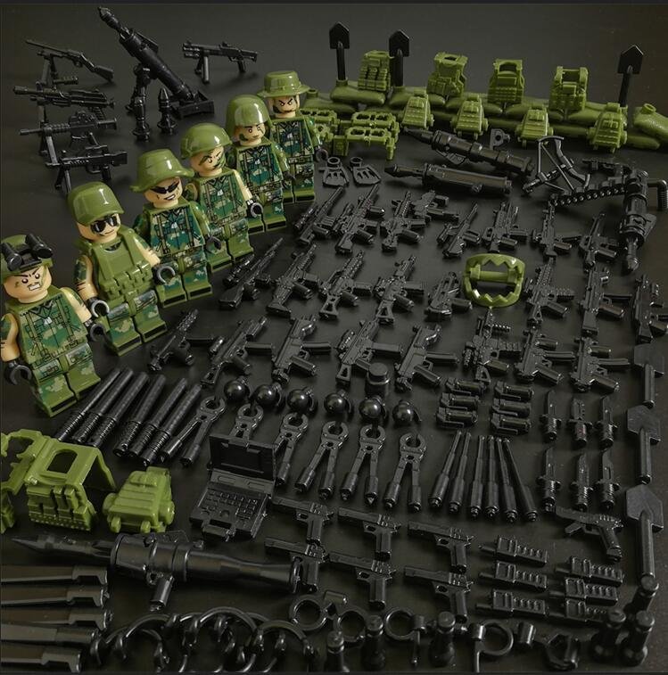 Jungle assault US Special Forces Minifigures Lego Military sets ...