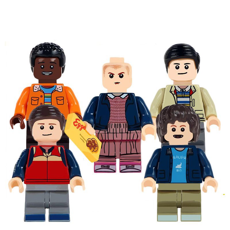 lego stranger things custom minifigures