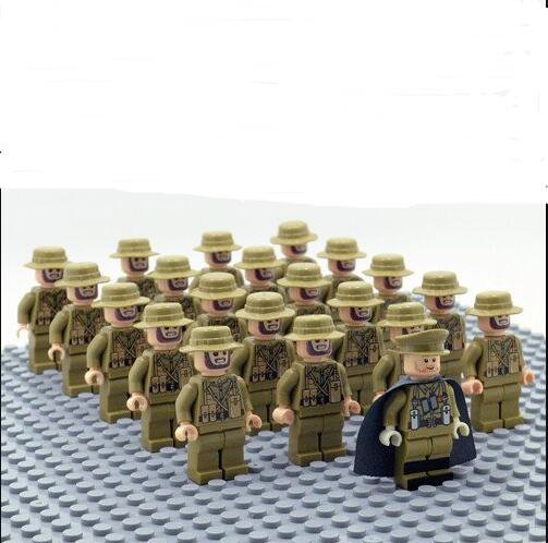 WW2 Australia Soldier Minifigures Compatible Lego WW2 Military