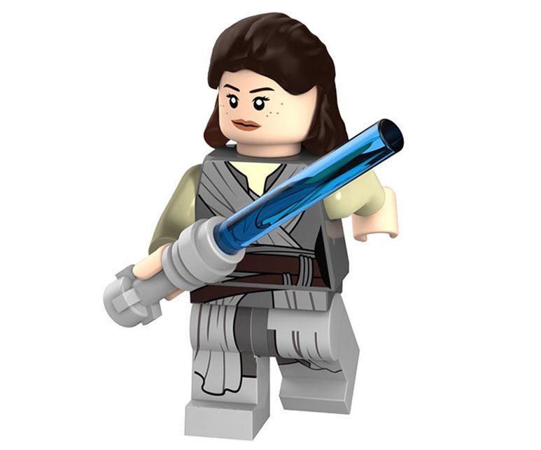 Star Wars Rey Minifigures Lego Compatible Toy