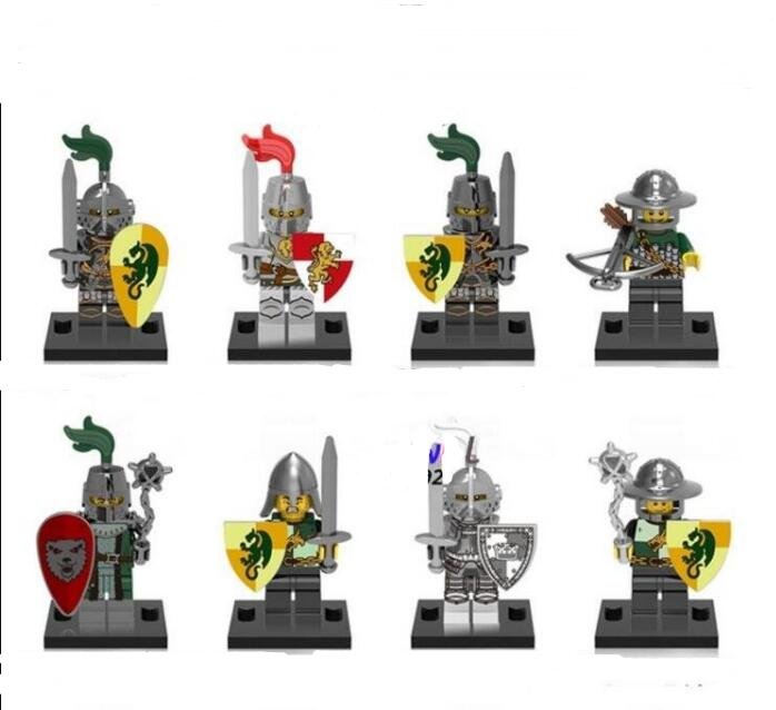lego medieval knight figures
