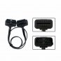 OBD2 Extension Cable OBDII Adapter Connector Male - Female For Car Van Truck OBD