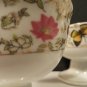 BIJOUX TERNER HOME Set/4 Pedestal Dessert Ice Cream Bowls&Saucers w/Butterflies