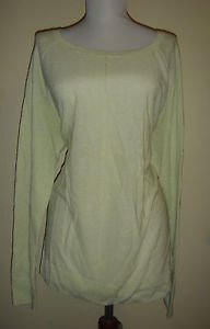 NWT Gap Pullover Sweater Tunic Top Light Green Linen Viscose Womens XL