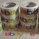 Twelve 12 Rolls eBay branded BOPP Packaging Box Tape Sealing Packing Shipping