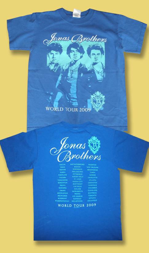 jonas brothers tour shirts