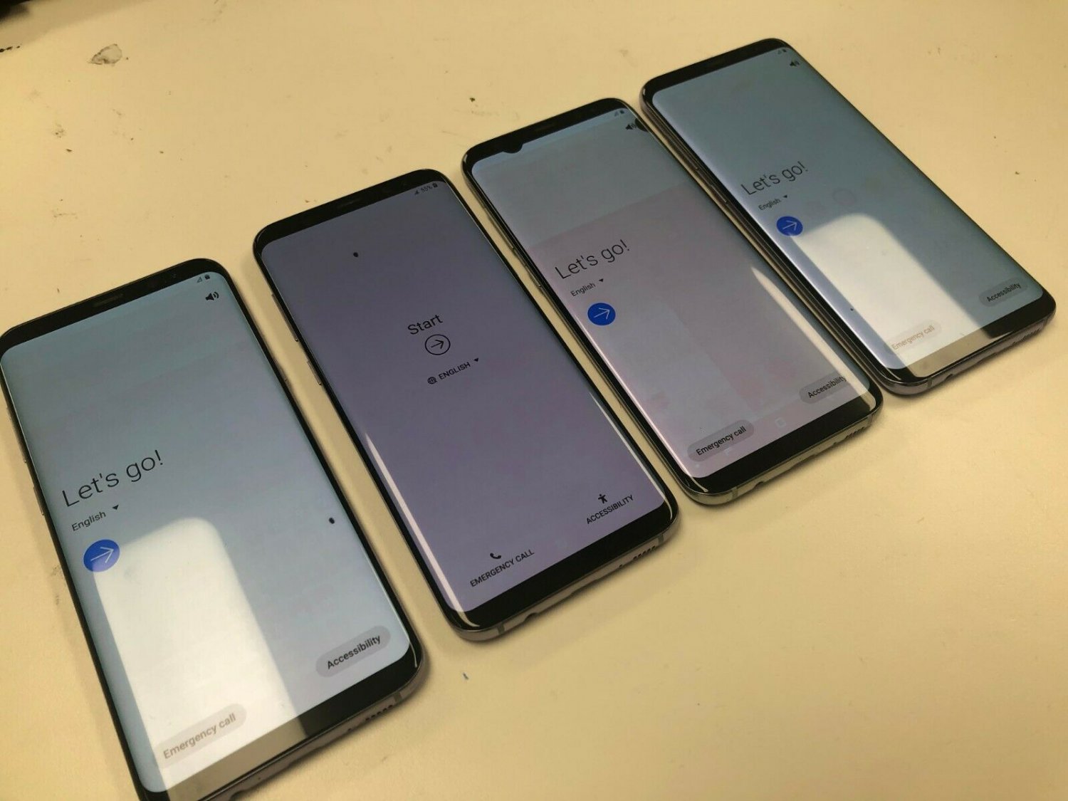 Samsung Galaxy S8 Sm G955u 64gb Gsm Unlocked Gray Heavy Burn Heavy Spot