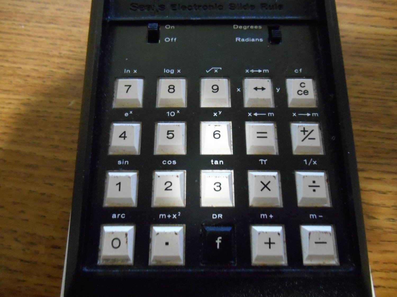 Vintage Sears Electronic Slide Ruler Pocket Calculator 801.58771