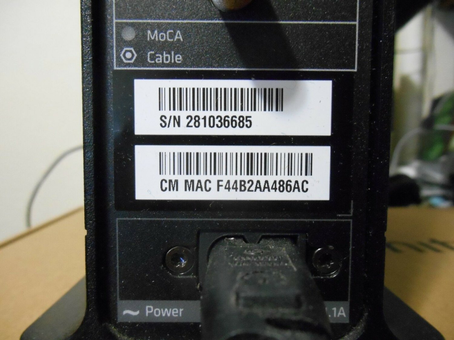 Cisco Xfinity DPC3941T Dual Band WIFI 80211ac Cable Modem XB3