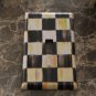 Single Toggle Switch Plate made with Mackenzie Childs Courtly Check Tissue Paper