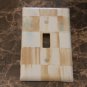 Switch Plate Outlet Covers made w/Mackenzie Childs Parchment Check