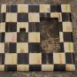 Rocker Single Toggle Switch Plate made w/Mackenzie Childs Courtly Check Tissue