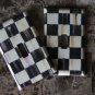 Single Toggle Switch Plate made with Mackenzie Childs Courtly Check Tissue Paper