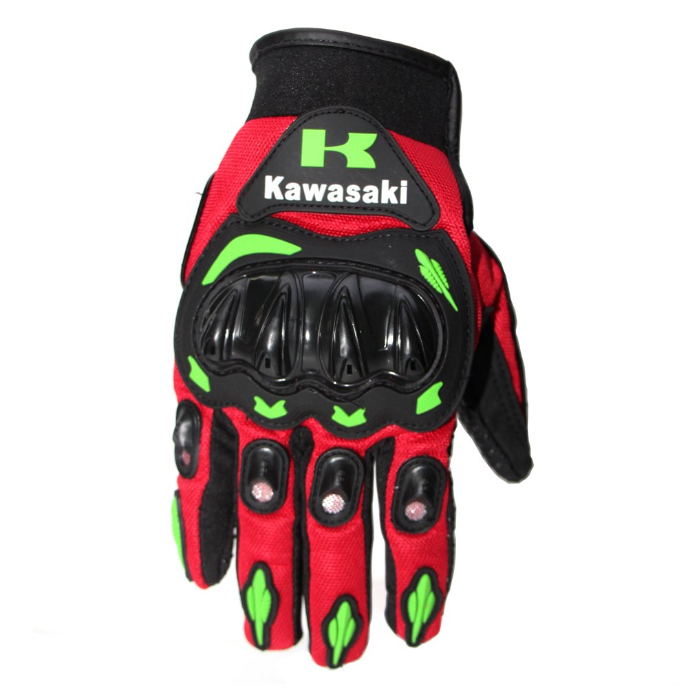 kawasaki Motorcycle Gloves motocicleta guantes Moto Full Finger Men Women M