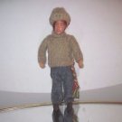 Vintage Handmade Irish Collectors Character 7" Doll  by JAY of Dublin
