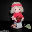 Precious Moments "Songs Of Love" Limited Edition Doll With Stand,NOS,Hippie,Harp