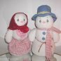 Rare,Precious Moments, Large  15",SNOWMAN & SNOW WOMAN Pair,VERY HTF!!1998