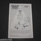 Vintage 1977 DOROTHY HAMILL and Her ICE SKATING RINK, INSTRUCTIONS ONLY