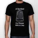 Best New A Symbol For People With A Lisp Man Black T Shirt S to 5XL