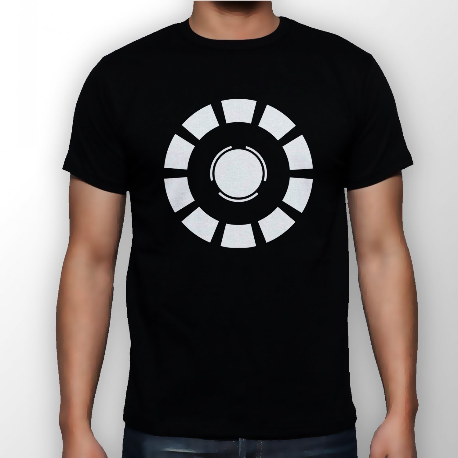 Best New Arc Reactor Man Black T Shirt S to 5XL
