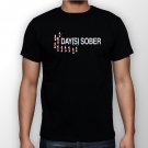 Best New 1 Day Sober Man Black T Shirt S to 5XL