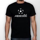 Best New 1986 World Cup Mexico Man Black T Shirt S to 5XL