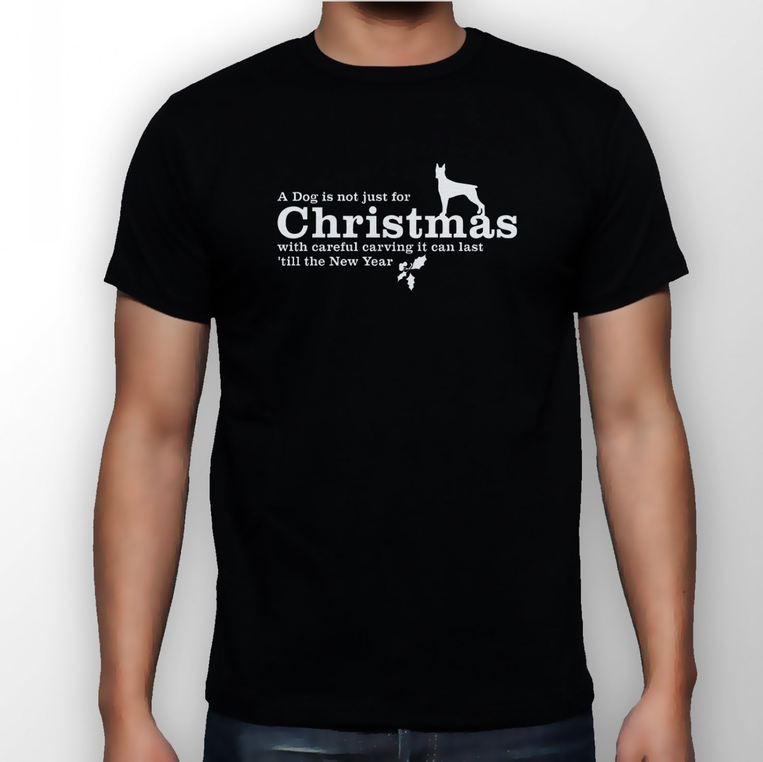 Best New A Dog Is Not Just For Christmas With Careful Carving Man Black T Shirt S to 5XL