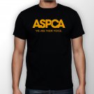 Best New Aspca We Are Their Voice Animal Rights Man Black T Shirt S to 5XL