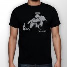 Best New Banksy Fallen Angel Man Black T Shirt S to 5XL