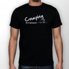 Best New Camping It's Intense Man Black T Shirt S to 5XL