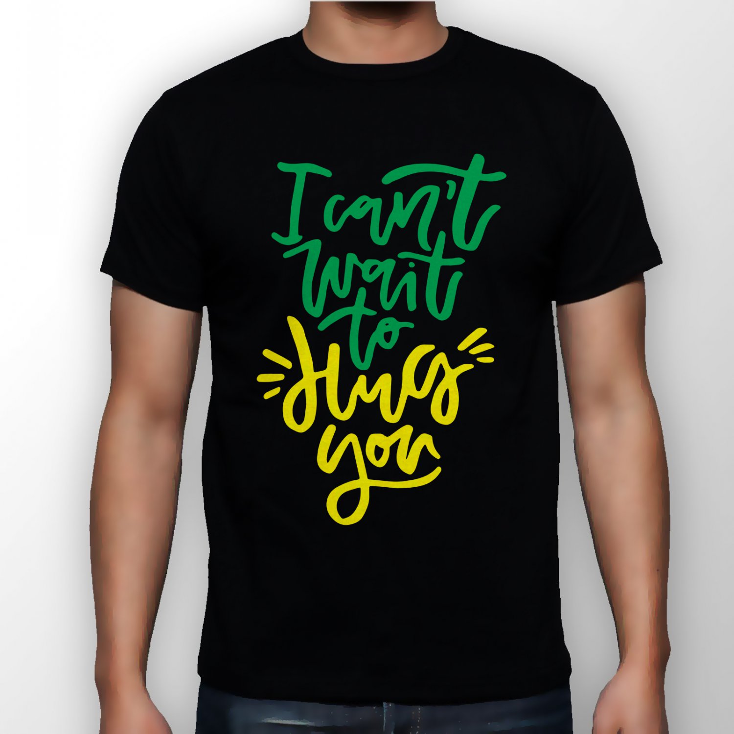 Best New Cant Wait Man Black T Shirt S to 5XL