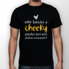 Best New Cheeky Popular Chicken Man Black T Shirt S to 5XL