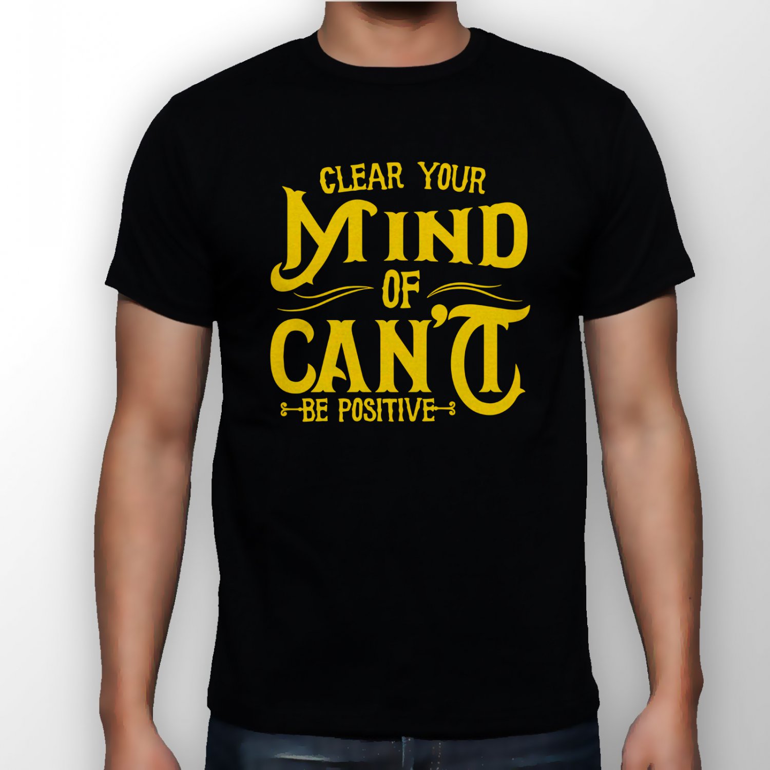 Best New Clear Mind Man Black T Shirt S to 5XL