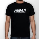 Best New Friday! Just Two Days Until Monday Man Black T Shirt S to 5XL