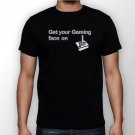 Best New Get Your Gaming Face On Man Black T Shirt S to 5XL