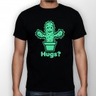 Best New Hugs Man Black T Shirt S to 5XL