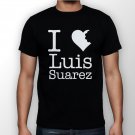 Best New I Heart Luis Suarez Man Black T Shirt S to 5XL