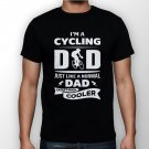 Best New I'M A CYCLING DAD Man Black T Shirt S to 5XL