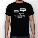 Best New I'm Calling The Shots Man Black T Shirt S to 5XL